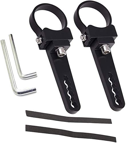1.75'' Tube Clamps Mounting Brackets ADTOPI Adjustable Roll Cage Bull Bar Clip Holder Kit LED Light Bar Mounts for Offroad Truck ATV SUV, 2pcs - size: 1.75 Inch