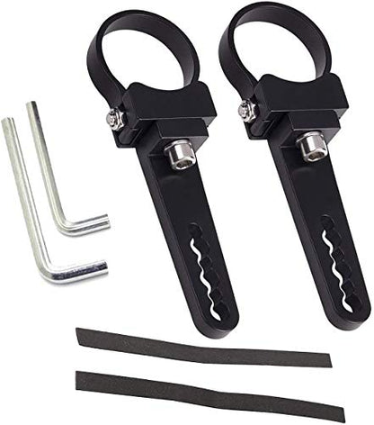 1.75'' Tube Clamps Mounting Brackets ADTOPI Adjustable Roll Cage Bull Bar Clip Holder Kit LED Light Bar Mounts for Offroad Truck ATV SUV, 2pcs - size: 1.75 Inch