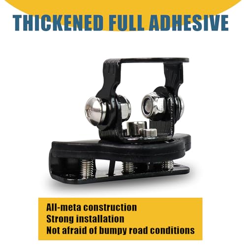 ijuicy 2 PCS Led Light Bar Mounting Brackets, Adjustable Hood Led Work Light Mount Bracket, Off Road Accessories, Ditch Light Brackets for Off Road Truck (Black) - color: Black