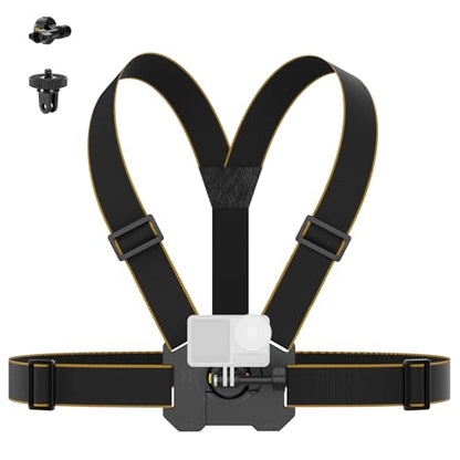NEEWER Chest Mount Harness for Action Camera,Adjustable Hand Free Chest Strap Compatible with GoPro Hero DJI Osmo Insta360,Magnetic Release Action Camera Chest Mount for Point of View Video Vlog,GP25 - style: GP25 Accessory