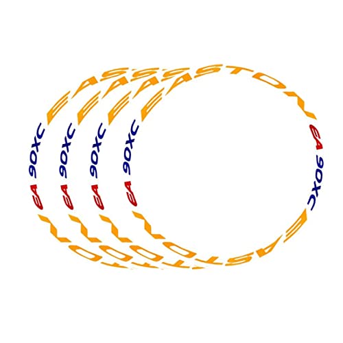 4Pcs Bike Stickers Bicycle Wheel Rims Light Safety Reflective Stickers Decal for Bikes, Bicycles, Motorcycle Decoration (Type 09) - color: Type 09