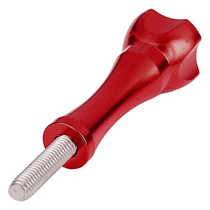Fotodiox GoTough 45mm Red Metal Thumbscrew Compatible with GoPro HERO3, HERO3+, HERO4, HERO5, HERO6, HERO7 2-Prong Mounting System Pro - color: Red, size: Long