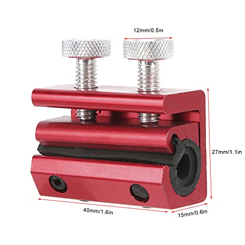Cable Lubricator Tool Chain Lubrication Tool for Motorcycle ATV Aluminum Rubber Replacement (Red) - color: Red