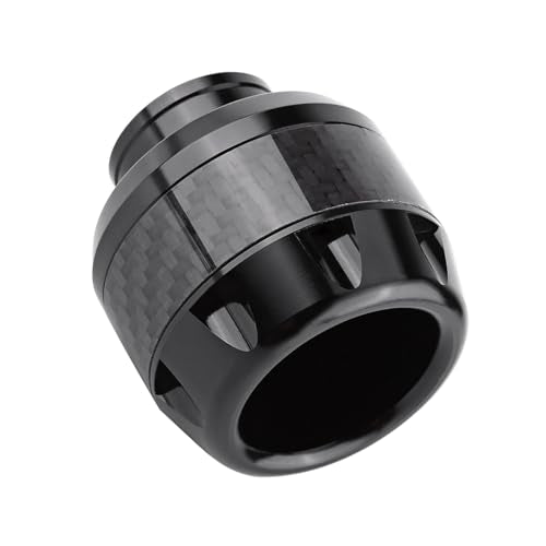 Motorcycle Fork Frame Sliders, Carbon Fiber Front Wheel Protectors for Crash Protection, Black, 1 Pair