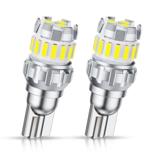 AUTOONE 921 912 LED Bulb Reverse Lights, 6500K White Super Bright T15 906 922 W16W Error Free Plug and Play LED Light Bulb for Backup Light Running Lights, Pack of 2 - color: White, size: 921/912