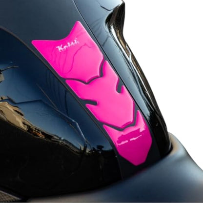 Keiti Motorcycle Tank Pad Universal Slim (Pink) - color: Pink