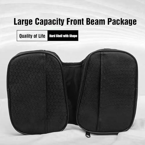 Bicycle Storage Bag, Bike Storage Bag - Waterproof Bike Frame Bag & Pouch for Bicycle Accessories | Bike Tool Bag, Gear for Men, Phone Bag Compatible with Mobile Phones (1 Set)