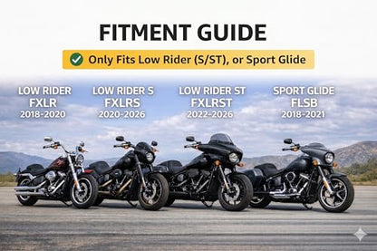 Detachable Backrest Sissy Bar Pack of Sport Luggage Rack for Harley Softail Sport Glide Low Rider FLSB FXLR FXLRS FXLRST 2018-Later Black with Docking Hardware Kit (19") - size: 19"