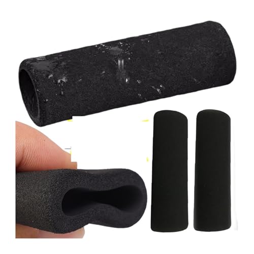 Motorcycle Hand Grips Motorcycle Handlebar Cover Slip-on Foam Anti-Slip Moto Handle Levers Grips Anti Vibration Comfort Grip Sleeve 4/1PCS - color: 4pcs