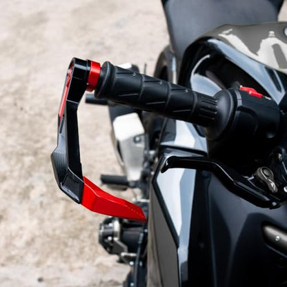 Motorcycle Handguards Compatible with Aprilia RS660 RS 660 RS457 Tuono 660 457 RSV4 Factory Aluminum Brake Clutch Lever Guards Protector (Red)