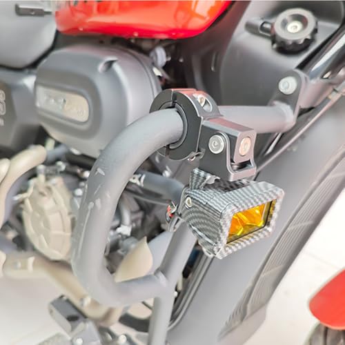 Motorcycle Mounting Bracket Kit 18-32mm Horizontal Bull Bar Mounting Bracket,Adjustable Headlight Fog Light Mounting Holder, Universal Spotlight Bracket - 2set - style: 18-32mm