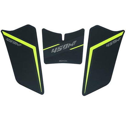 Motorcycle Tank Pad,Motorcycle Fuel Tank Protector,Gas Tank Decals Compatible with CFMOTO 450MT CF Moto MT450 450 MT(Yellow Green) - color: Yellow Green