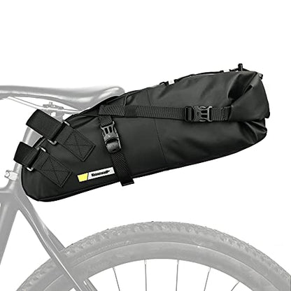 Rhinowalk Waterproof Bike Saddle Bag 10L - Under Seat Storage for Mountain Road Biking and Commuting Trips - size: 10L
