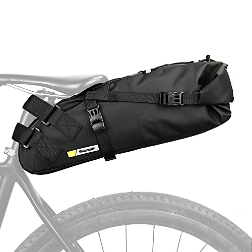 Rhinowalk Waterproof Bike Saddle Bag 10L - Under Seat Storage for Mountain Road Biking and Commuting Trips - size: 10L