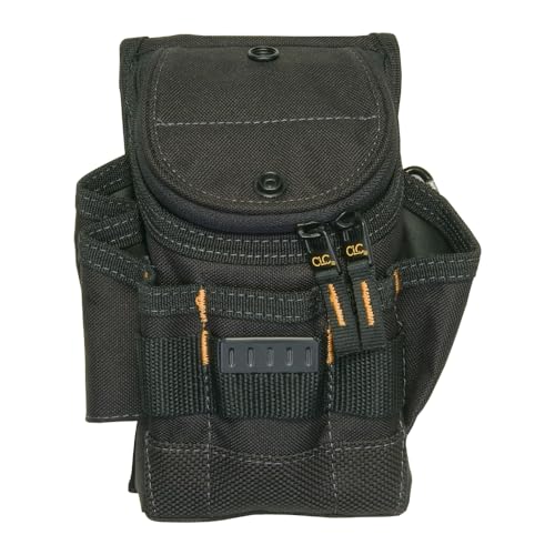 Custom Leathercraft CLC 1523 Ziptop Utility Pouch, Small