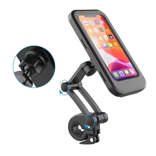 GPS Navigaton Bracket Support Motorcycle Bike Waterproof Phone Holder Magnetic 360° Swivel Adjustable Cycling Bag GPS Stand Secure Mount