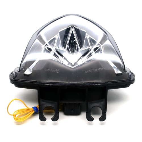MZS Motorcycle Tail Light, LED Integrated Turn Signal Blinker Smoke Lens Compatible with GSXS 750 GSXS750Z 2017-2020 / GSXS 1000 GSXS1000F 2015-2020 / GSX-S1000Z 2015-2020 - size: GSXS 750/1000/1000F