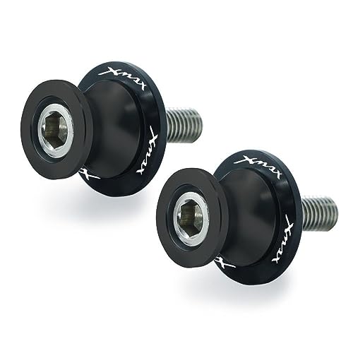 Motorcycle Swing Arm Slider Shaft Motorcycle M6 Swingarm Spools Slider Swing Arm Stand Screws Paddock For Y&AMAHA X MAX XMAX 125 200 250 300 400 X-MAX All Years(M6-2) - color: M6-2