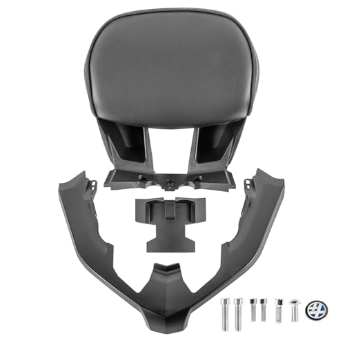 Motorcycle Detachable Low Backrest Quick Release Sissy Bar Compatible with XMAX300 X-MAX XMAX 125 300 2023 2024 Rear Passenger Seat Back Rest Pad