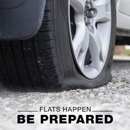 Fix-A-Flat S60410-6PK Aerosol Emergency Flat Tire Repair and Inflator, for Compact Tires, Eco-Friendly Formula, Universal Fit for All Compact Cars, 12 oz. (Pack of 6) - size: 12oz 6pk