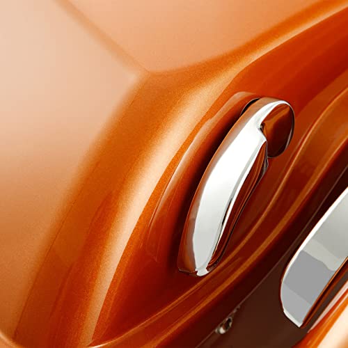 HR3 14SG Amber Whiskey Hard Saddlebags Compatible with 2014 Street Glide FLHX (Replace for OEM) Fit for 2014-2023 Harley Touring Models - color: Amber Whiskey 2014SG