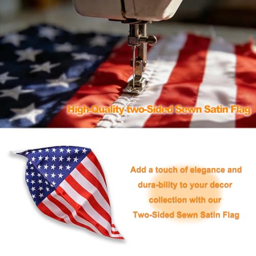 Motorcycle American Flag Pole Mount Kit Compatible for 1/2'' Rack, Black Chrome Flag Mount with Scratch-Proof Rubber Pads - For Harley Honda Goldwing CB VTX CBR Yamaha | Black Chrome Flag Mount with Scratch-Proof Rubber Pads - For Harley Honda Goldwing CB