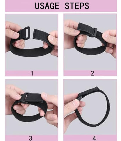 6 Pack (32 x 2 Inch) Reusable Fastening Cable Straps,Adjustable Multi-Purpose Hook and Loop Straps Nylon Cable Ties for Wire Cable Management Home Office Garage Outdoor Organization - size: 32'' x 2'' (Black)