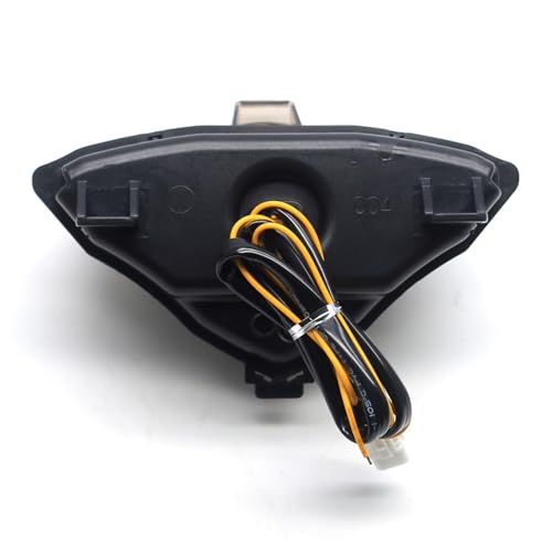 MZS Motorcycle Tail Light LED Integrated Turn Signal Blinker Smoke Compatible with YZF R1 YZF-R1 RN12 2004 2005 2006 - size: YZF-R1
