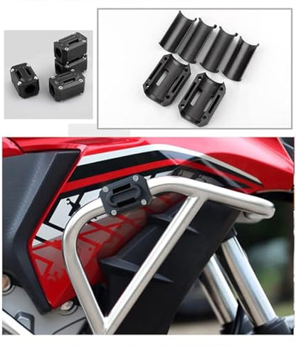 3 Pair Universal Motorcycle Bumper Decorative Blocks Frame Sliders Motorcycle Engine Guard Bumper Crash Bar Protectors 22/25/28mm Fit for R1200GS R1150GS
