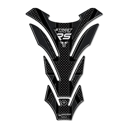 labelbike - 3D Sticker Motorcycle Fuel Tank Pad Protection and Decoration in Resin Compatible with Triumph Street Triple 765 RS 2023