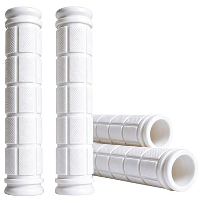 2 Pairs Bike Handlebar Grips for Bikes - color: White