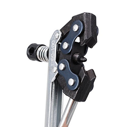 #60-100 Roller Chain Breaker Splitter Detacher Cutter Tool for 60 80 100 12B 16B 20B C2040 C2042 C2050 C2052 A2040 A2050 Roller Chain Fit for Motorcycle Bicycle Go Kart ATV Chains Replacing
