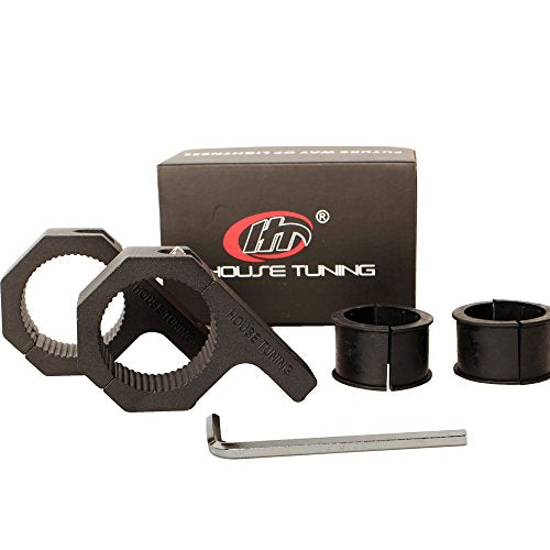 Tube Light Mount Clamp - 2.375" Clamp, Roll Bar Mounting Brackets (Pack 2) - size: 2.375"