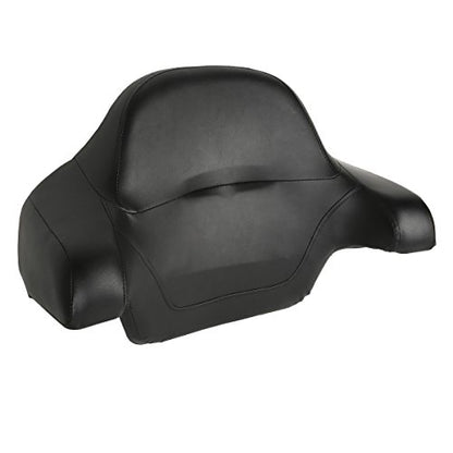 TCT-MOTORPARTS Chopped Tour Trunk w/Wrap-Around Backrest Black Two-Up Mount Rack Fit For Harley STREET GLIDE 2018-2019 Raod Glide Special 2018 2019 Wicked Red - color: Fit for Wicked Red #4