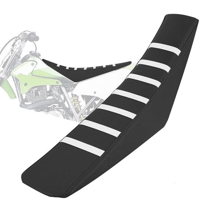 Dirt Bike Seat Cover,Universal Motorcycle Grip Cushion Guard for Most Dirtbike Ebike Like CRF CR YZ TTR WR KX KLX EX EXC 50 80 85 110 125 150 250 450-Black - color: Black