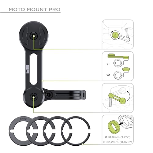 SP CONNECT Moto Bundle II | SPC+ | Compatible with iPhone SE/8/7/6S/6 | Motorcycle Phone Mount | Holder for Harley Davidson & More | Phone Mount for Motorcycle Handlebars | Cell Phone Holder - style: für iPhone SE/8/7/6S/6