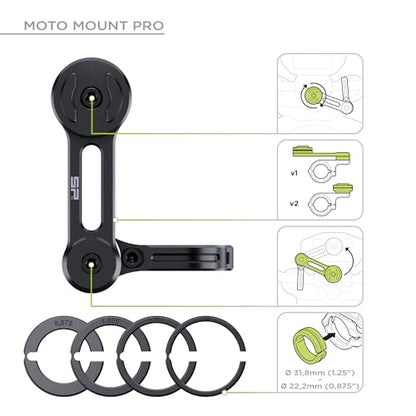 SP CONNECT Moto Bundle II | SPC+ | Compatible with iPhone SE/8/7/6S/6 | Motorcycle Phone Mount | Holder for Harley Davidson & More | Phone Mount for Motorcycle Handlebars | Cell Phone Holder - style: für iPhone SE/8/7/6S/6