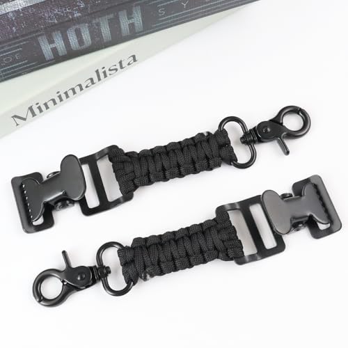 weryerker 2PCS Tactical Glove Clip Holder Anti-slip Nylon Work Glove Holder Clip, for Tactical Backpack, Tool Belt, Outdoor - color: 2pcs Black 1