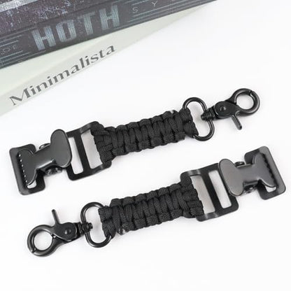 weryerker 2PCS Tactical Glove Clip Holder Anti-slip Nylon Work Glove Holder Clip, for Tactical Backpack, Tool Belt, Outdoor - color: 2pcs Black 1