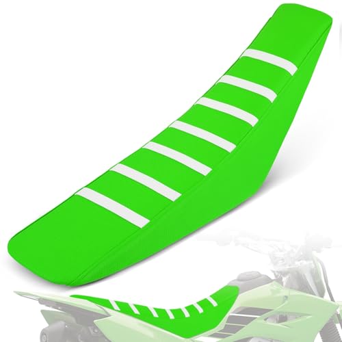 Dirt Bike Universal Seat Cover Non-Slip Gripper Soft Motorcycle Seat Covers for CRF YZF YZ EXC SX KLX KX TTR Most Motorcross Green - color: green