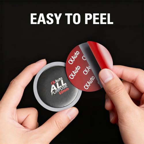 CKAuto 80 PCS All Purpose Tire Repair Patch Kit Heavy Duty 2-1/4"/(60mm), Tire Plug Repair Kit Flat for Car Van Truck Bus Motorcycle and Inner Tire, Round Dia 2-1/4"/(60mm) - size: Dia 60mm 80pcs