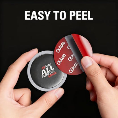 CKAuto 80 PCS All Purpose Tire Repair Patch Kit Heavy Duty 2-1/4"/(60mm), Tire Plug Repair Kit Flat for Car Van Truck Bus Motorcycle and Inner Tire, Round Dia 2-1/4"/(60mm) - size: Dia 60mm 80pcs