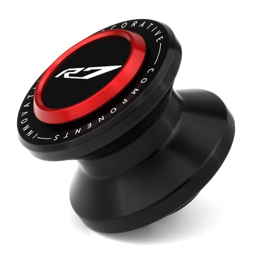 M6 Motorcycle Swingarm Spools Slider Compatible With YAMAHA YZF R7 2021 2022 2023 2024 2025 2026 | Swing Arm Stand Bobbins Screws YZF-R7 YZFR7 Accessories (black-3) - color: black-3