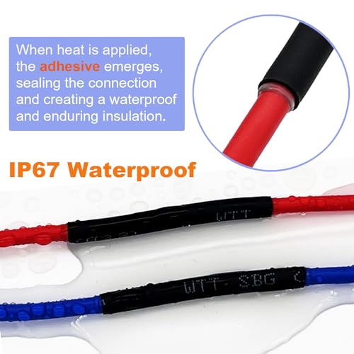 6 Kit 16 AWG 6 Pin Connector Car Waterproof Wire Connectors 6 Pin Automotive Electrical Connectors Quick Disconnect 6 Way Wire Terminal Connector Plug and Heat Shrink Tubing Kit - size: 6pin