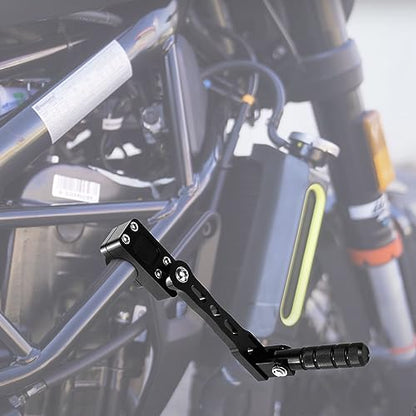 Xitomer 22-28mm Highway Peg Mounts Adjustable Footpeg Kit Long Angled, Rider Adjustable Highway Peg Mount Kit Engine Guards Crash Bars Footrest Mounting Brackets Arms - size: 165mm