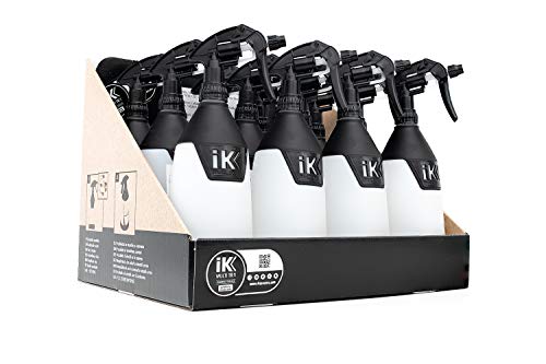 iK Goizper - Multi TR 1 Trigger Sprayer - Acid and Chemical Resistant, Commercial Grade, Adjustable Nozzle, Perfect for Automotive Detailing and Cleaning (Case of 12) - size: Case of 12