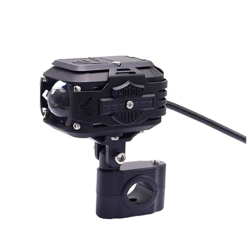 Motorcycle Spotlight Bracket, Adjustable Light Bar Mounting Holder for Driving Fog Lights, Tube Clamp Mounting Bracket Fit 0.7"-1.25" ATV UTV Roll Bar (2 Pcs)