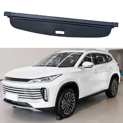 Compatible with Chery Exeed TXL, Car Rear Trunk Cargo Cover Luggage Storage Compartment Organiser, Rack Dividers, Curtain