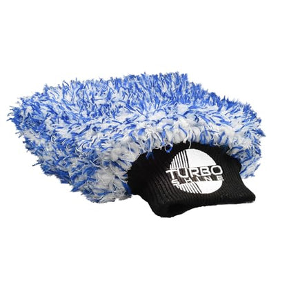 Long Pile Microfiber Wash Mitt, Swirl-Free Finish, for Cars, Trucks, Boats, RVs and Motorcycles, Machine Washable, Auto Detailing (1, Blue) - color: Blue