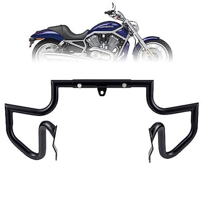Kinglemc Crash Bar Engine Guard Highway Freeway Bar for Harley V-Rod Vrod Night Rod Muscle VRSC VRSCF VRSCA (Black) - color: Black